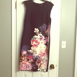 Midi Dress Size 10 👗 Navy Blue